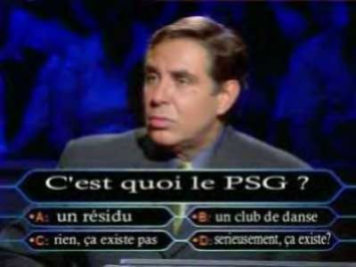 le PSG (de la merde!)