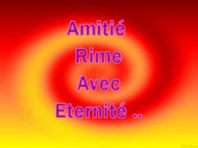 L'amitié...